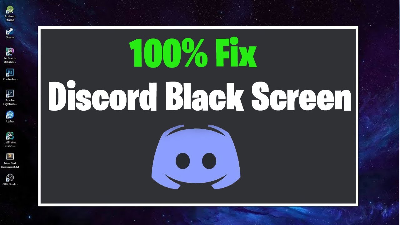 How to Fix Discord Black or Gray Screen Error