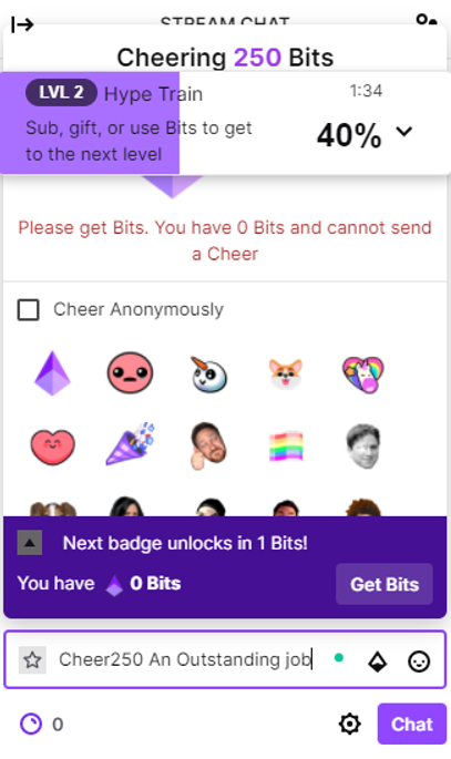 Twitch donate or give bits