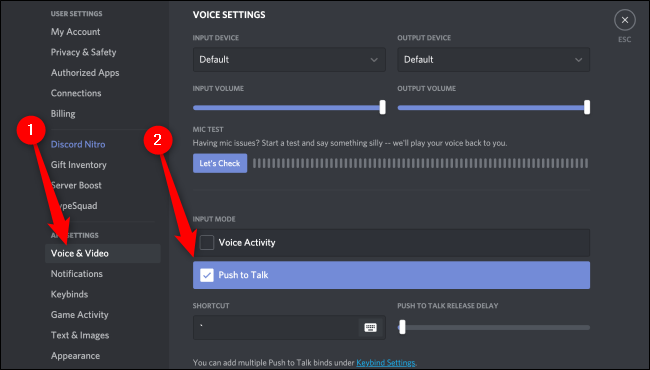 Discord-Voice-and-Video-Push to Talk