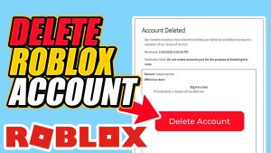 How to Delete a Roblox Account