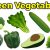 Name a Green Vegetable with Images & Name