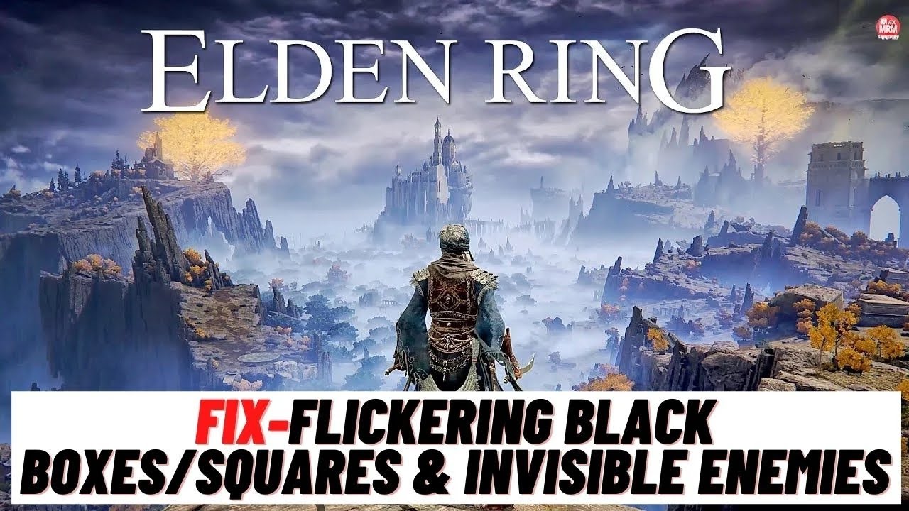 Elden Ring Flickering Black Screen Boxes