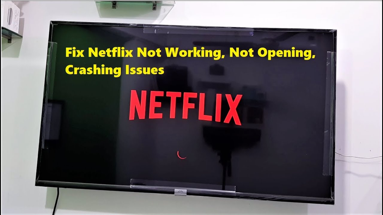 Netflix TV Show Not Loading or Showing