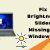 Brightness Slider Missing: How to Fix If on Windows 11 and 10