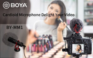 Boya by-MM1 Super-Cardioid Shotgun Microphone