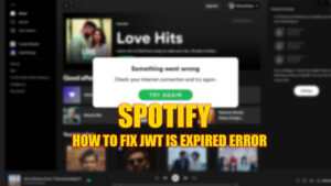 JWT is Expired Message Spotify